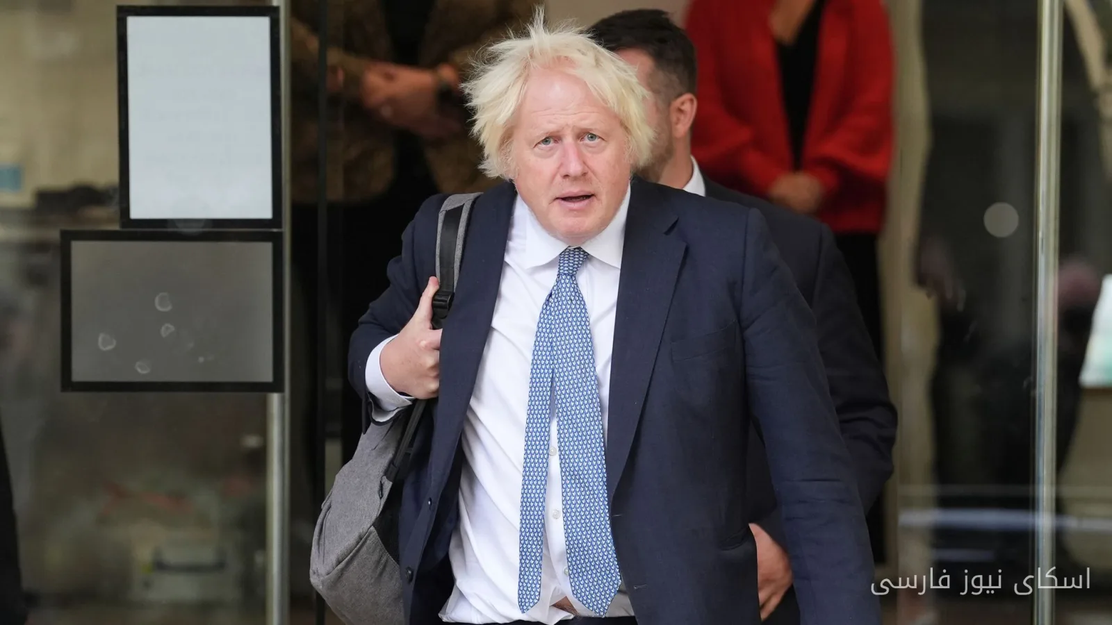 Boris Johnson در اوکراین در پی حملهٔ پهپادی روسیه